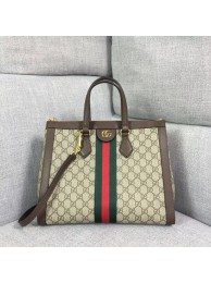 Gucci GG canvas ophidia top quality tote bag 524537 brown HY22571OG45