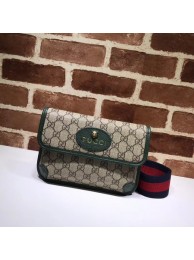 Gucci GG canvas supreme waist pack 489617 green HY16356kC27