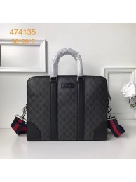 Gucci GG canvas top quality tote bag 387102 black HY20330ki86