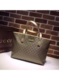 Gucci GG Imprime Tote Bag 211137 champagne Gold HY2771mm78