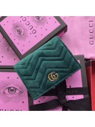 Gucci GG Marmont Card Case 466492 Green HY23131FT35