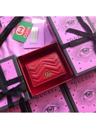 Gucci GG Marmont card case 466492 red HY25464tg76