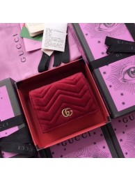 Gucci GG Marmont Card Case 466492 Red HY25926DV39