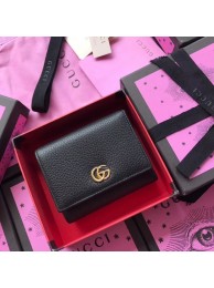 Gucci GG Marmont card case 474746 black HY12688cP15