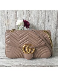 Gucci GG Marmont Large Shoulder Bag 443496 Apricot HY20300KX86