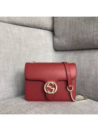 Gucci GG Marmont Leather Shoulder Bag 510304 red HY13378ER88