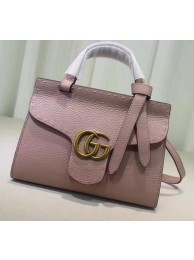 Gucci GG Marmont Leather Top Handle mini Bag 442622 Light Pink HY14683fc78