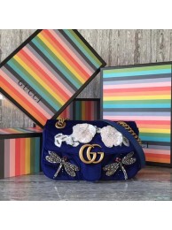 Gucci GG Marmont matelasse Mini Bag 446744 Red HY25798dN21