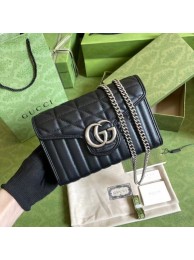 Gucci GG Marmont matelasse mini bag 474575 black HY6189HB29