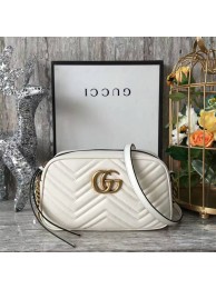 Gucci GG Marmont Matelasse Shoulder Bag 447632A White HY6112uk46