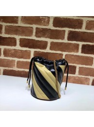Gucci GG Marmont mini bucket bag 575163 black&apricot HY10399DI37