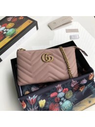 Gucci GG Marmont mini Chain Bag 443447 Pink HY26605aj95