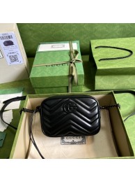 Gucci GG Marmont mini shoulder bag 634936 black HY5031tL32