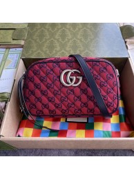 Gucci GG Marmont Multicolor small shoulder bag 447632 red HY21598fo19