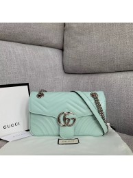 Gucci GG Marmont small shoulder bag 443497 Light green HY1644Xp72