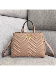 Gucci GG Marmont small top handle bag 448054 Dark Pink HY4340aj95