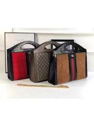 Gucci GG Marmont small top handle bag 448054 red HY26412dw37