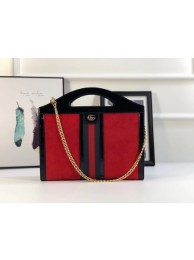 Gucci GG original suede leather ophidia Tote Bag 512957 red HY25796CC86