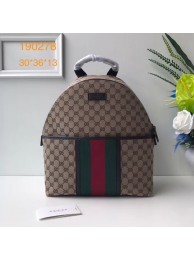 Gucci GG Supreme backpack 190278 brown HY22201DO87