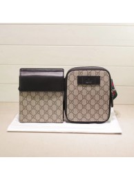 Gucci GG Supreme belt bag 450956 Beige&black HY20992EC68