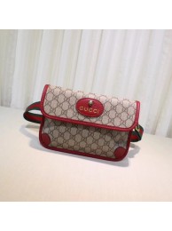 Gucci GG Supreme Belt Bag 493930 Red HY2565UM91