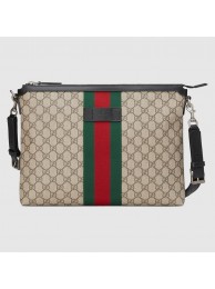 Gucci GG Supreme canvas shoulder bag 523335 apricot HY5806uT54