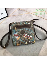 Gucci GG Supreme canvas shoulder bag 645054 brown HY25738io33