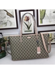 Gucci GG Supreme Canvas Tote Bag 353437 Camel HY17499Zf62
