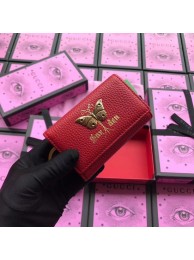 Gucci GG Supreme key case butterfly 519801 red HY4595lk46