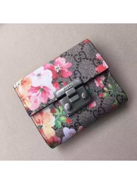 Gucci GG Supreme Padlock Tian Wallet 453155 Pink HY21450TV86