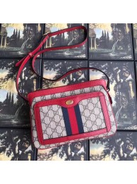 Gucci GG Supreme small shoulder bag 523354 red HY22431nV16