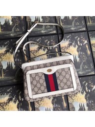 Gucci GG Supreme small shoulder bag 523354 white HY22913ta99