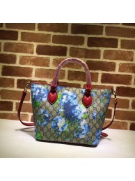 Gucci GG Supreme Tote Bag 432124 Red HY17633pA42