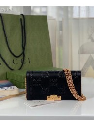 Gucci GG wallet with chain 676155 black HY22079DI37