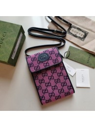 Gucci Horsebit 1955 mini bag 657582 pink HY19651OG45