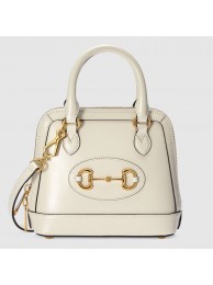 Gucci Horsebit 1955 mini top handle bag 640716 white HY13788ta99