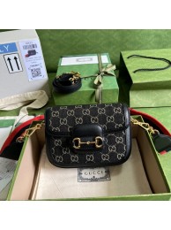 Gucci Horsebit 1955 shoulder bag 658574 Black HY16634cf57
