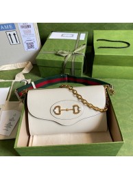 Gucci Horsebit 1955 small bag 677286 white HY13412uk46