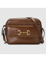Gucci Horsebit 1955 small shoulder bag 645454 brown HY10745Kn56
