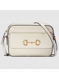 Gucci Horsebit 1955 small shoulder bag 645454 White HY1143hi67