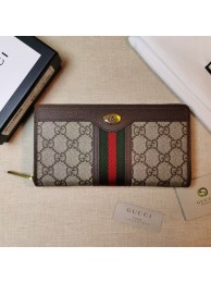 Gucci Horsebit 1955 zip around wallet 597612 BROWN HY16750aj95
