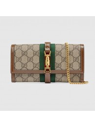 Gucci Jackie 1961 chain wallet 652681 Brown HY21977wn15