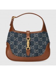 Gucci Jackie 1961 mini shoulder bag 637092 Dark blue HY14809cf57