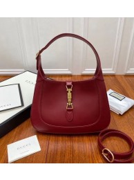 Gucci Jackie 1961 small hobo bag 636709 Red HY1487Ym74