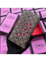 Gucci Kingsnake print GG Supreme zip around wallet 451273 HY15975TV86