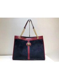 Gucci Large tote with tiger head 537219 Royal Blue HY3586DO87