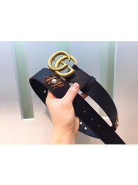 Gucci Leather Belt 414526 Black HY12648ER88