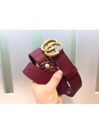 Gucci Leather Belt 414526 Wine HY9918fo19