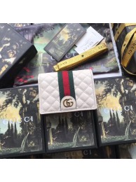 Gucci Leather card case with Double G 536453 white HY25095nB26