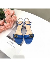 Gucci Leather Double G sandal GG1533BL-5 HY1632np57